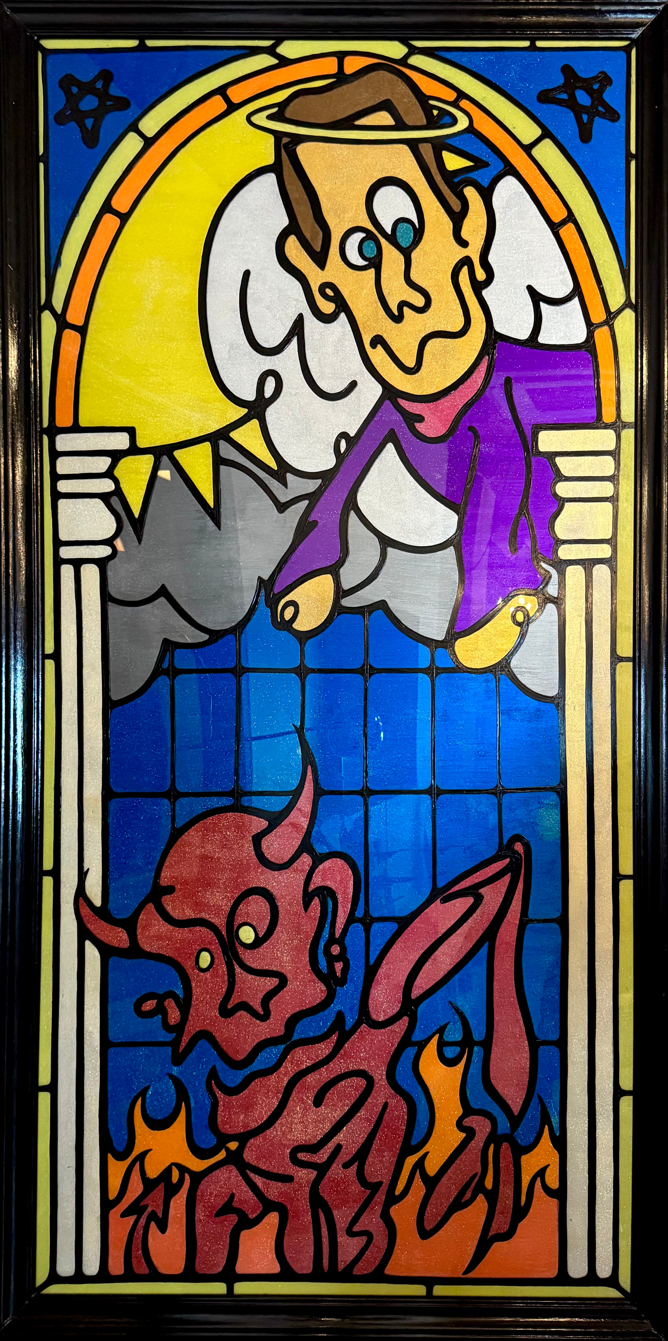 Heaven or Hell? 72"x 36"