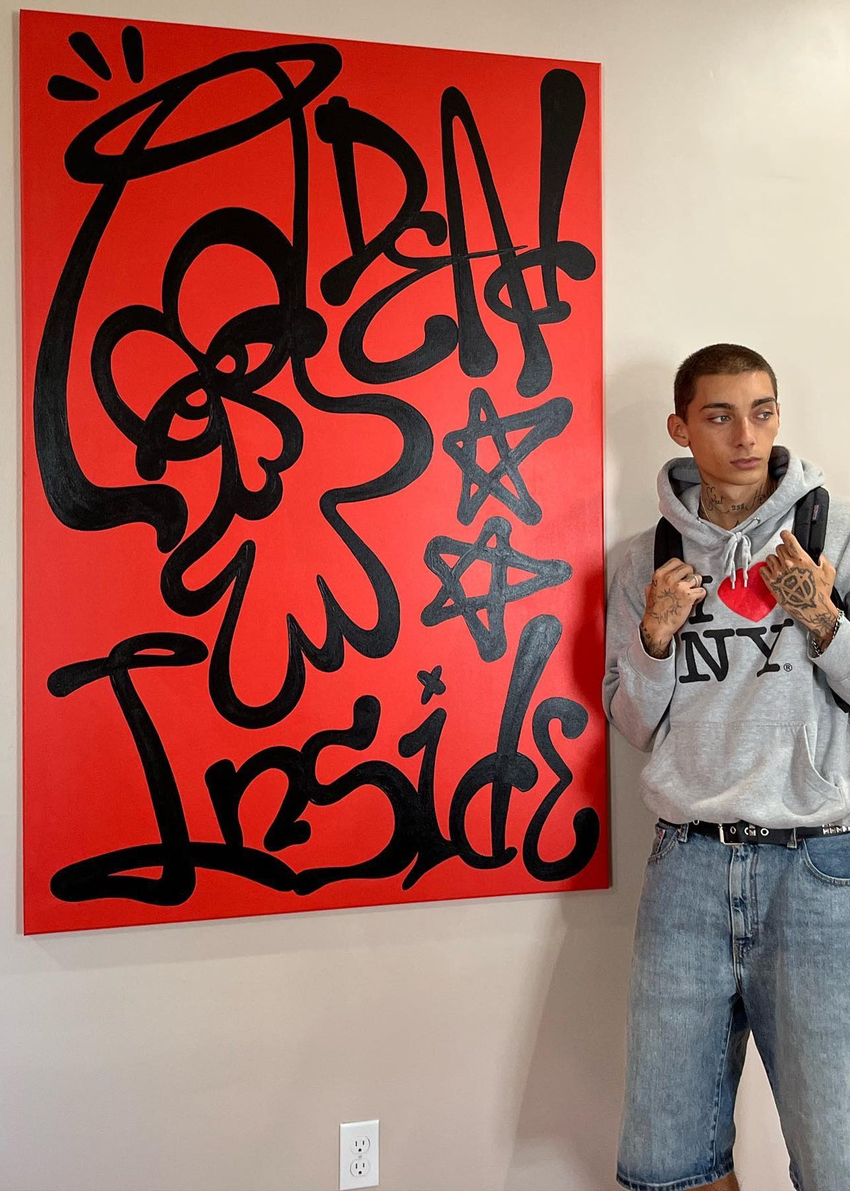 Dead Inside 60"x 40"