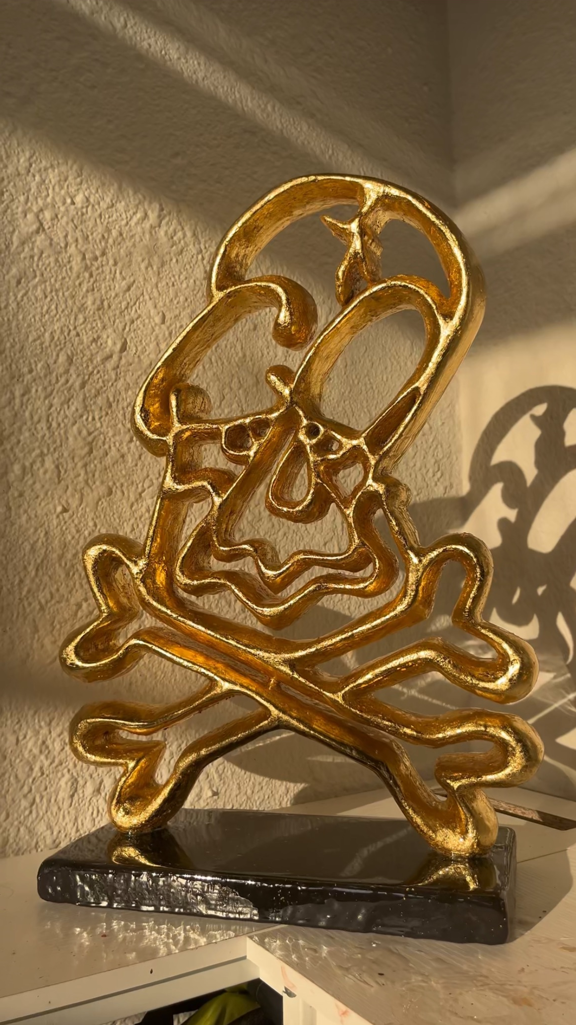 Golden Bones (Sculpture) 20"x 14"